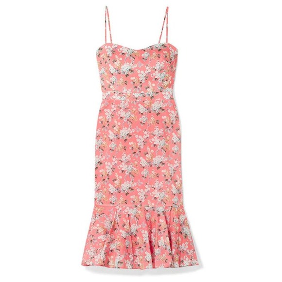 Women's J.Crew X Liberty Josephine Floral Cotton Poplin Dress Ruffle Hem NWT - Picture 5 of 15